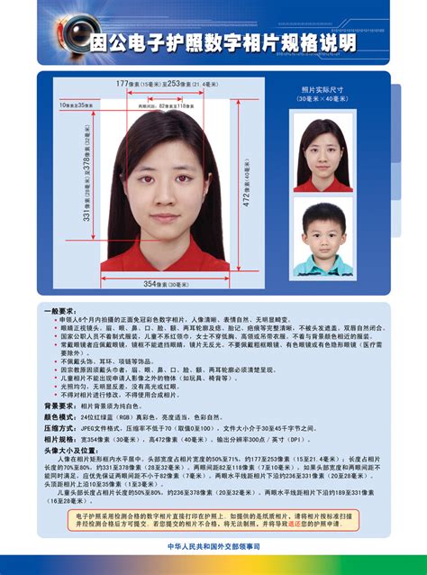 国际旅行证件的照片要求