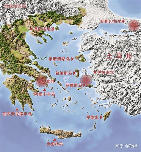 土耳其三次强震位置地图
