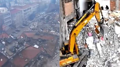 土耳其震后的街道视频