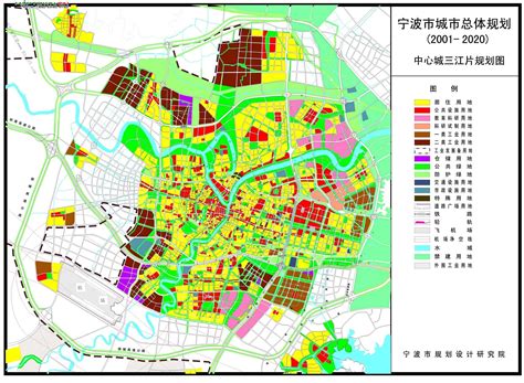城区规划图的颜色代表什么
