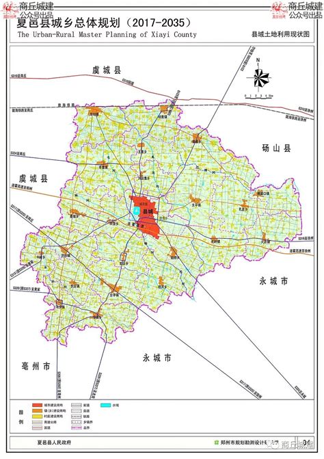 夏邑县乡镇地图