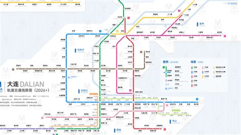 大连地铁线路图