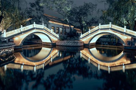 天津周边小桥流水