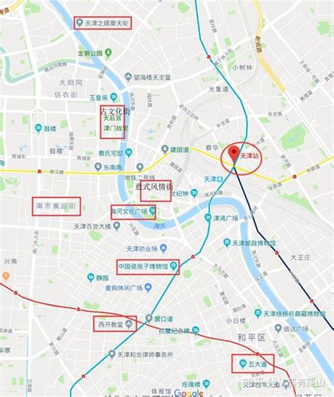 天津旅游攻略一日游路线图
