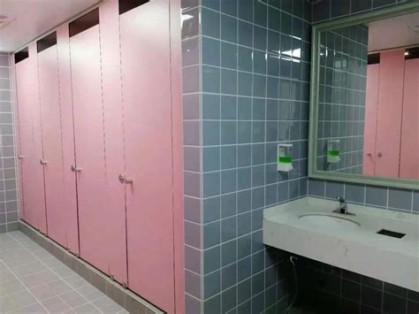 学校两个女厕所