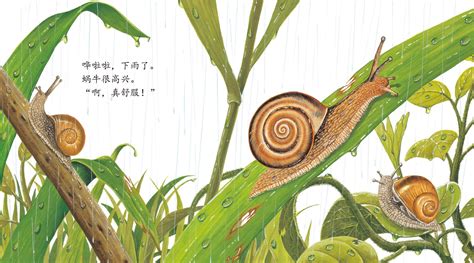 小蜗牛的微笑故事绘本