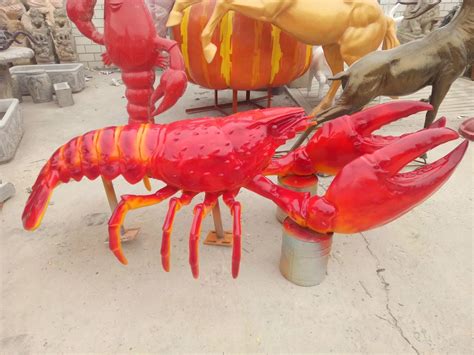 巨型龙虾雕塑模型