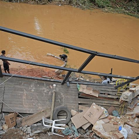巴西南部洪水情况
