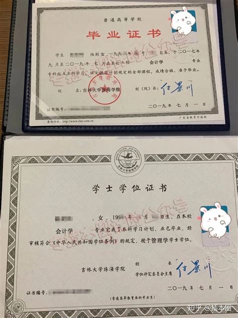 广东各大学毕业证学位证书模板