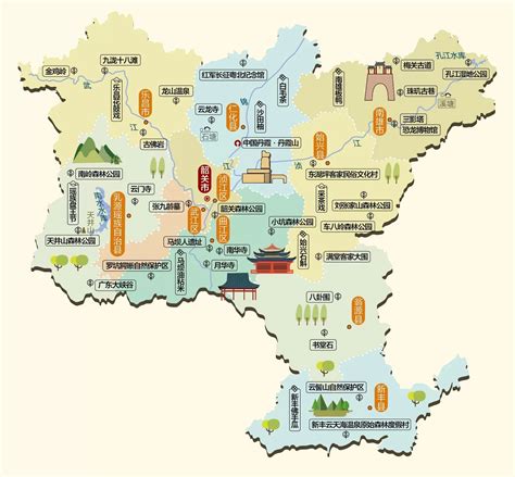 广东地图韶关市地图