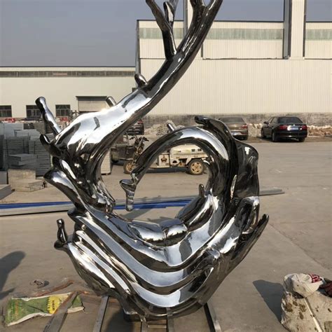 广东玻璃钢抽象雕塑定做价格