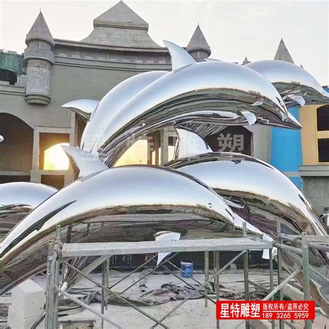 广东镜面不锈钢海豚雕塑工厂