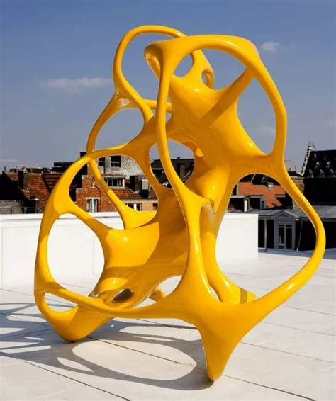 广场异形玻璃钢抽象雕塑