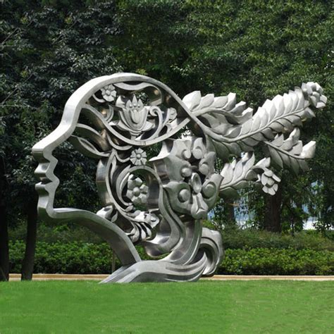 广西主题公园不锈钢镂空雕塑制作