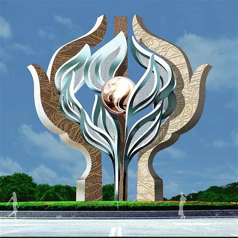 庆阳公园玻璃钢雕塑设计