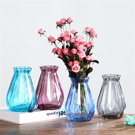 彩色手工玻璃花瓶生产厂家