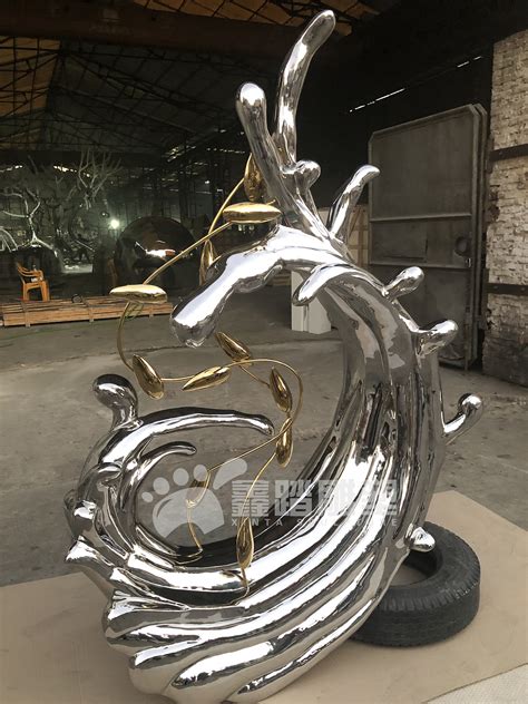 惠州大型不锈钢雕塑安装