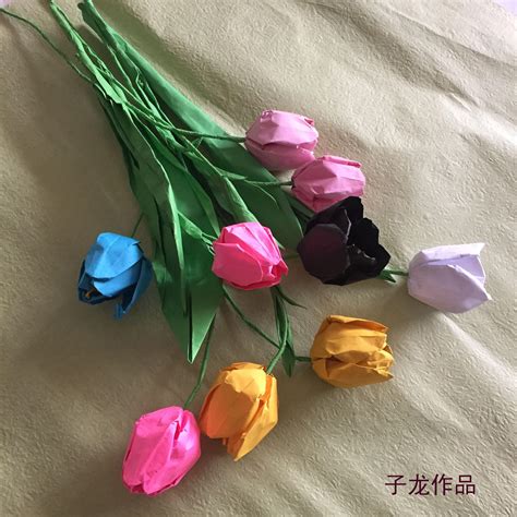 手工折纸花朵