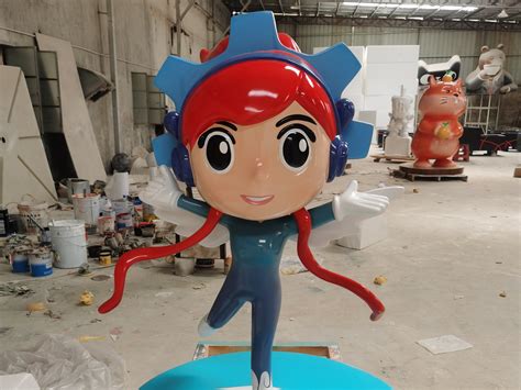 扬州玻璃钢卡通雕塑厂家推广