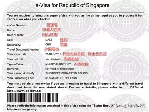 新加坡电子签证需要资金证明吗