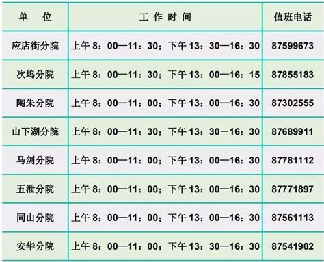 新县人民医院上班时间表