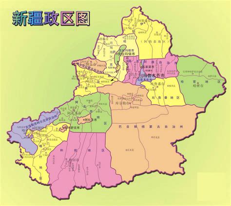 新疆的地图吉木乃地图