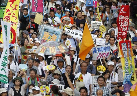 日本多少民众大规模示威游行