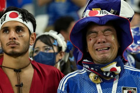 日本队出局痛哭
