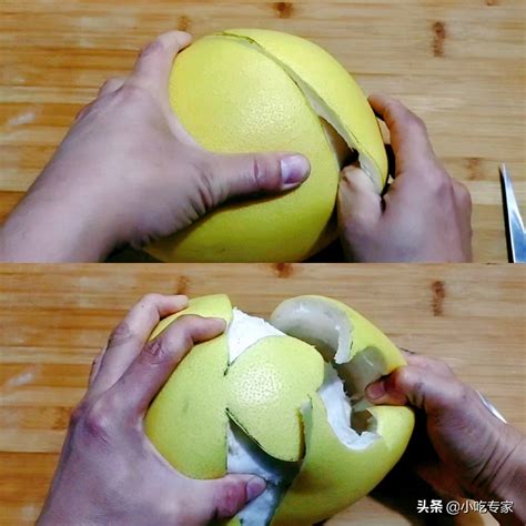 柚子怎么剥出皮完整