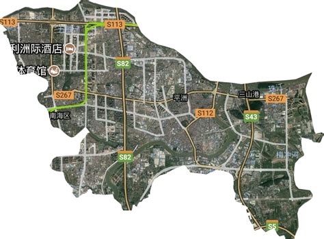 桂城街道2d详细地图