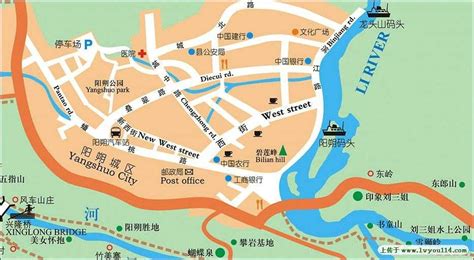 桂林五路车的路线图