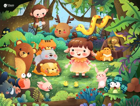 森林小动物童话故事