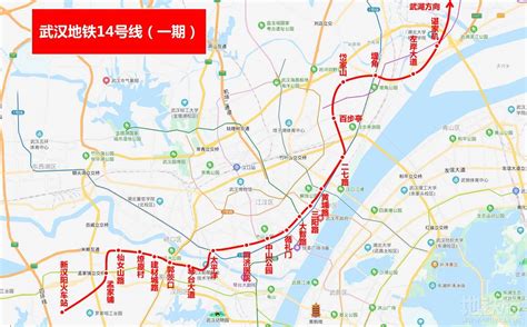 武汉地铁14号线规划