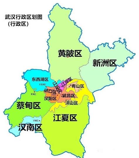 武汉市江夏区域划分图高清