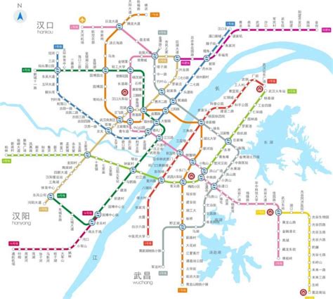 武汉最新地铁线路图