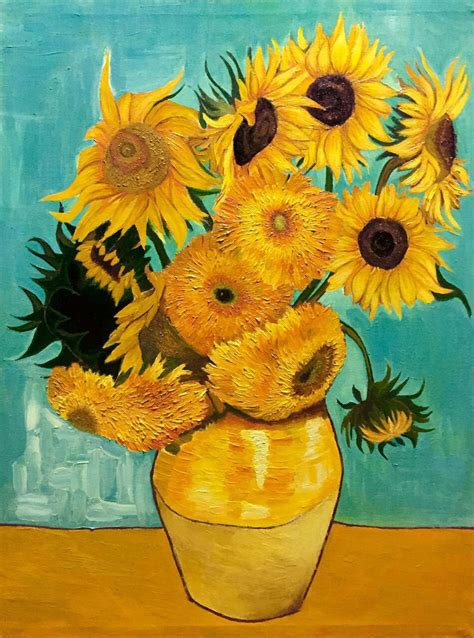 毕加索的向日葵油画