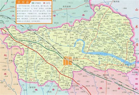 民权县城地图