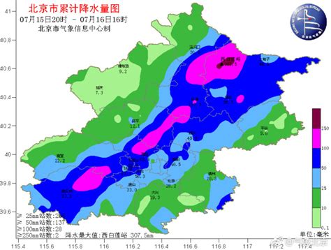 气象台发布暴雨北京