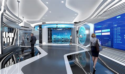 汕尾企业数字科技展厅设计