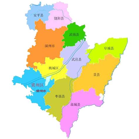 沧州衡水地图
