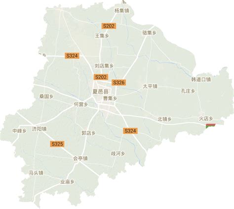 河南省夏邑县地图