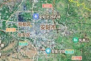 河南省安阳市卫星地图