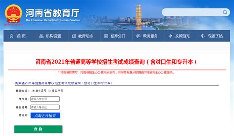 河南省教育厅网站查询