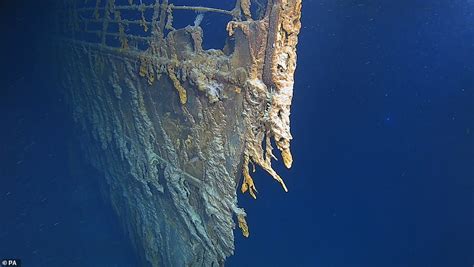 泰坦尼克号海底真实拍摄画面