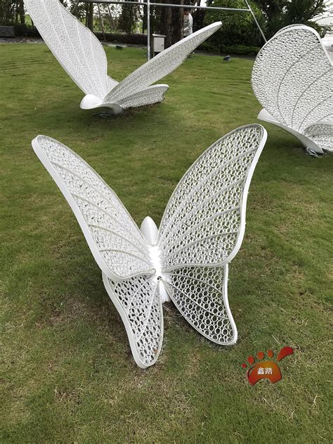济南不锈钢蝴蝶雕塑设计