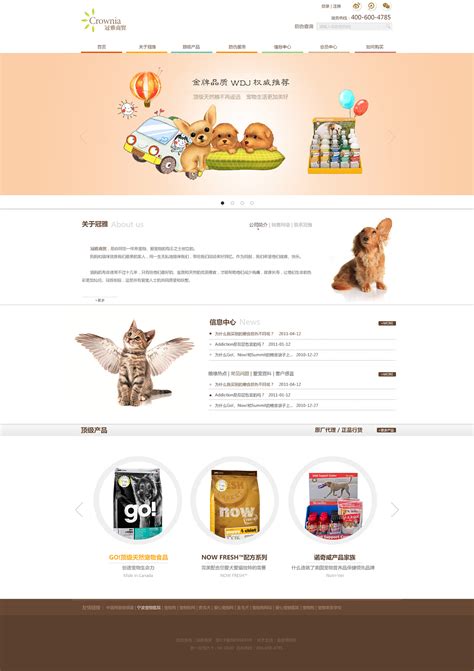 济南宠物网站设计