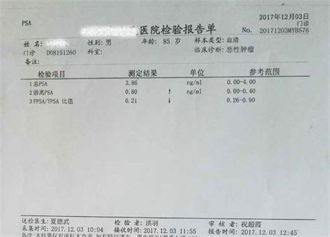 济宁市第一人民医院血液化验单