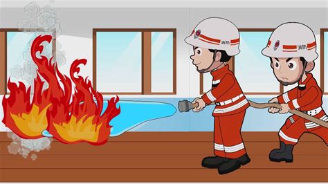 消防灭火动画视频
