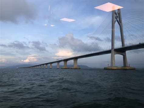 港珠澳大桥全景效果图