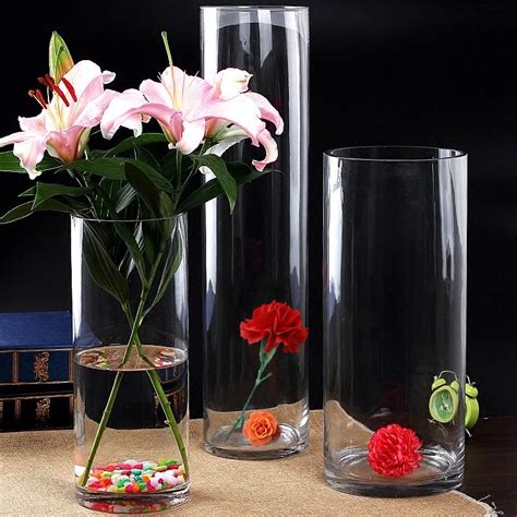湖北直筒玻璃花瓶供应